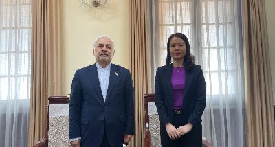 Meeting of the Deputy for Consular Parliamentary and Iranian Affairs of the MFA of the IRI with Deputy Minister of Foreign Affairs of Viet Nam